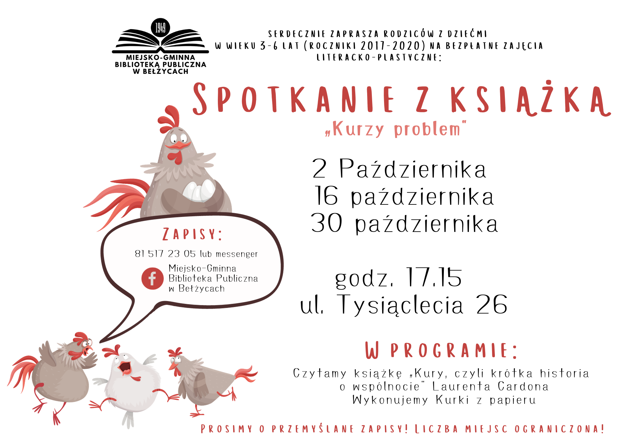 Spotkanie z książką październik 2023